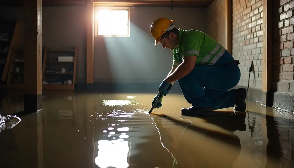 Professional water damage restoration services in Floyds Knobs, IN